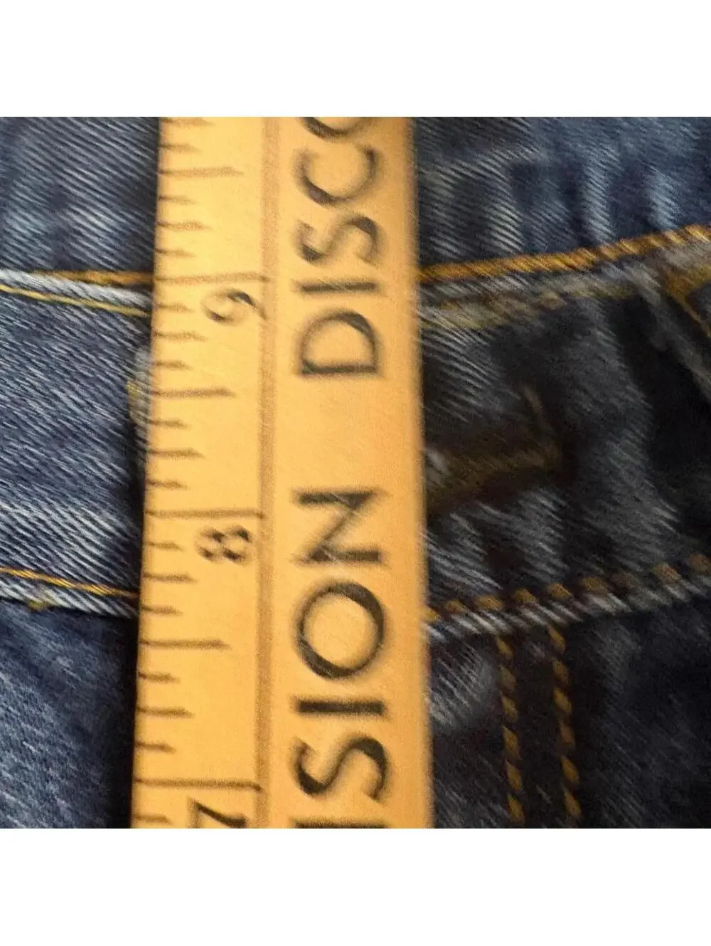 Levis 502 Regular Taper Jeans Mens 30x32 Distressed Ripped Blue Denim 100%